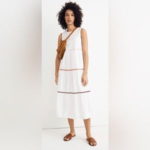 Madewell tiered dress